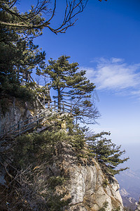 风景名胜尧山森林摄影图