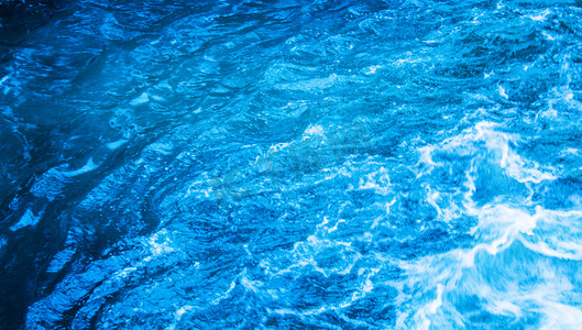 海浪卡通水纹摄影照片_海水的纹理