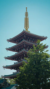 东京旅游摄影照片_东京浅草寺寺庙日本摄影图