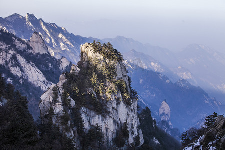 鲁山尧山风景名胜自然风光摄影图