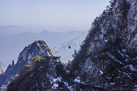 国家地质公园尧山山峰自然风光摄影图