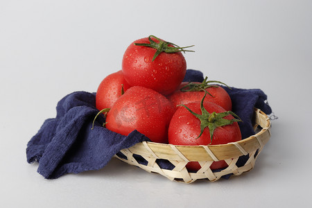 番茄西红柿摄影图