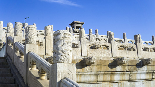 低价狂欢摄影照片_北京故宫天安门紫禁城威严石柱摄影图