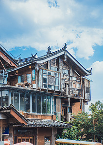 房屋建筑风景图摄影照片_云南房屋建筑风景摄影图