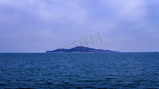 威海小岛刘公岛景点摄影图