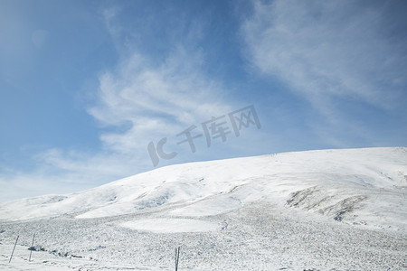 景区雪和山摄影图