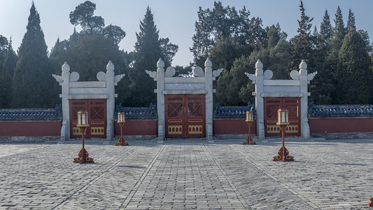 祭祀先人摄影照片_北京皇家祭祀祈福场所天坛摄影图