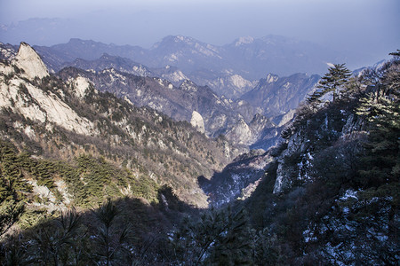 石人山摄影照片_尧山山峰自然风光摄影图