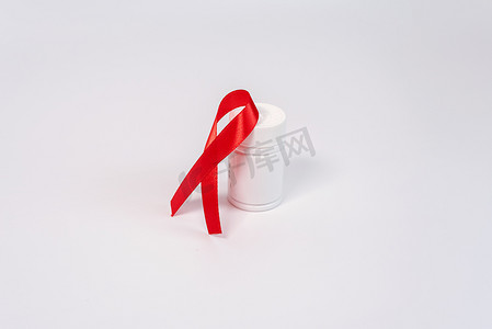 关怀艾滋病人关爱公益摄影图