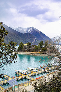 青山绿水好风景摄影图