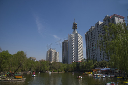 郑州人民公园摄影图
