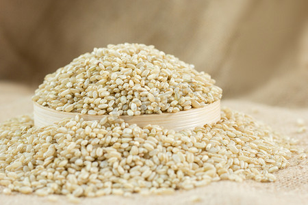 五谷杂粮糙米摄影图