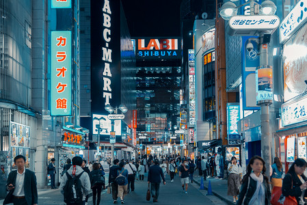 城市日本摄影照片_城市街道摄影图