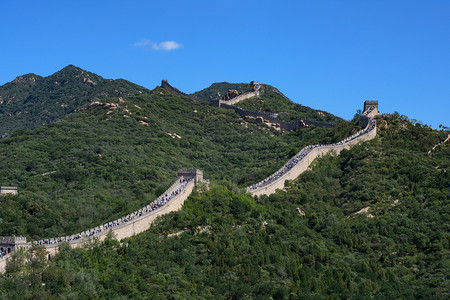 建军节ppt摄影照片_北京八达岭长城摄影图