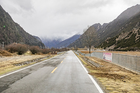 大山森林公路摄影图