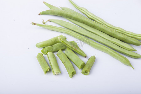  蔬菜四季豆摄影图