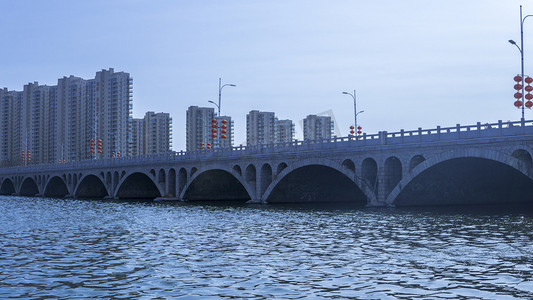 城市风景之沿海高楼写字楼摄影图