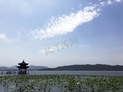 杭州西湖摄影图