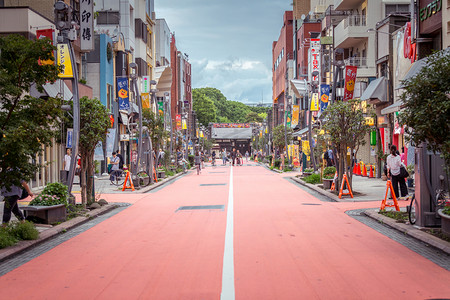 东京旅游摄影照片_东京的街头一角摄影图