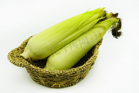 玉米丝黑穗摄影照片_餐饮食材玉米穗摄影图
