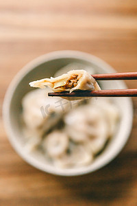 饺子摄影照片_中国美食饺子摄影图
