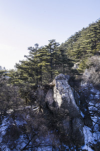 风景名胜尧山森林摄影图