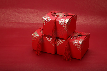 春节礼盒摄影图