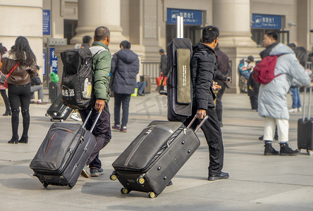 春运板报摄影照片_春运摄影图