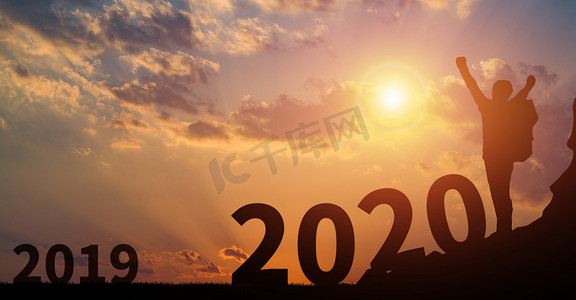 2020绿书签摄影照片_2020摄影图