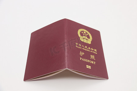 中国护照摄影图