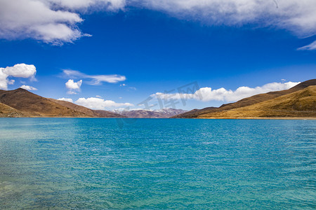 解放西藏摄影照片_西藏纳木措湖风景区摄影图