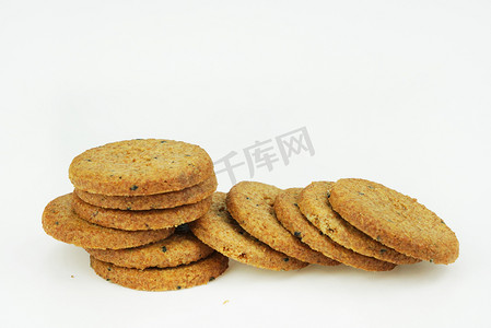 保健营养食品粗粮饼干摄影图