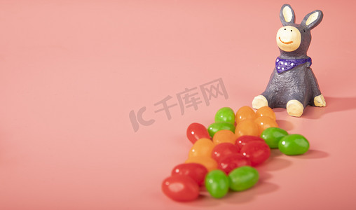 儿童节懒驴糖果摄影图