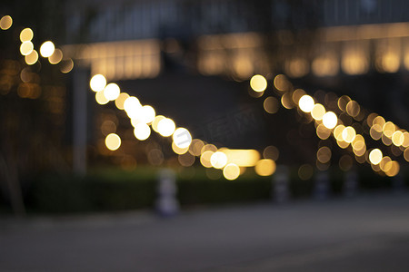城市摄影照片_夜里的灯光