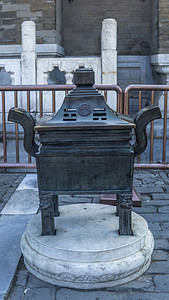 北京天坛皇家祭祀宫炉摄影图
