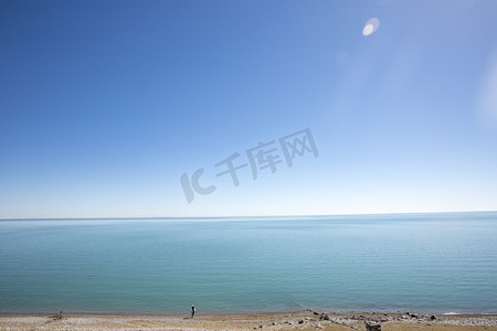 青海湖风景区景观摄影图