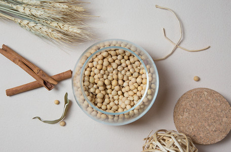 生活食材粮食大豆摄影图