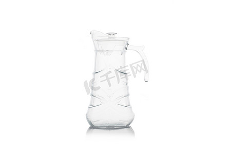 玻璃晾水瓶冷水壶凉水壶摄影图