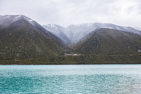 青山绿水好风景摄影图