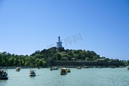 北京北海风景摄影图