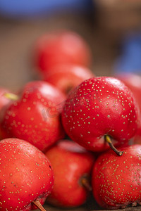 红山楂水果摄影图