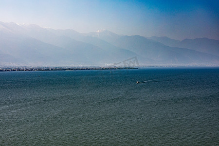 海景海岸线自然风景摄影图