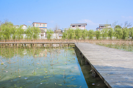 乡村风景风光商用摄影图