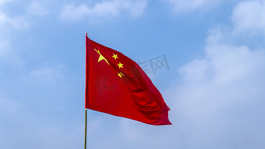蓝红色