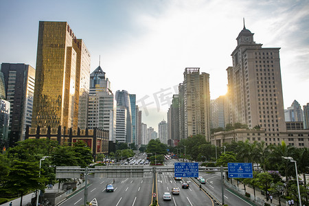 广州城市街景摄影图