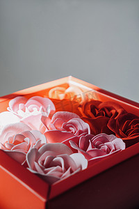 玫瑰花节日礼物摄影图
