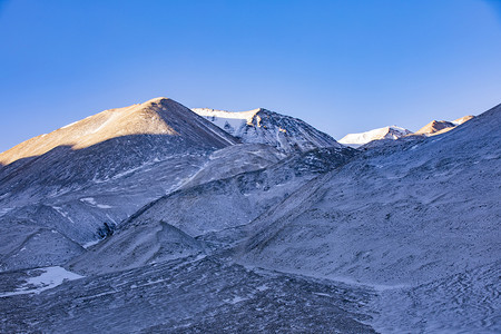 珠穆朗玛峰景区景观摄影图