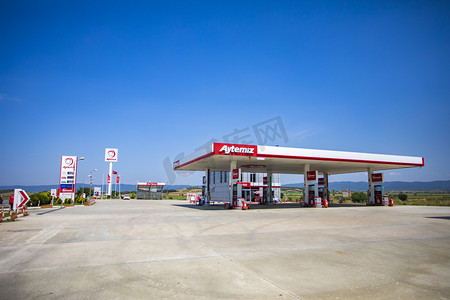 土耳其加油站摄影图