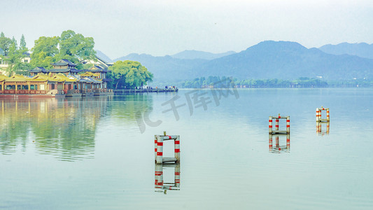 杭州西湖风景摄影图