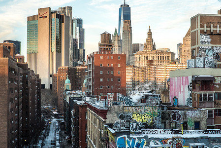 纽约的背面——涂鸦之城摄影图